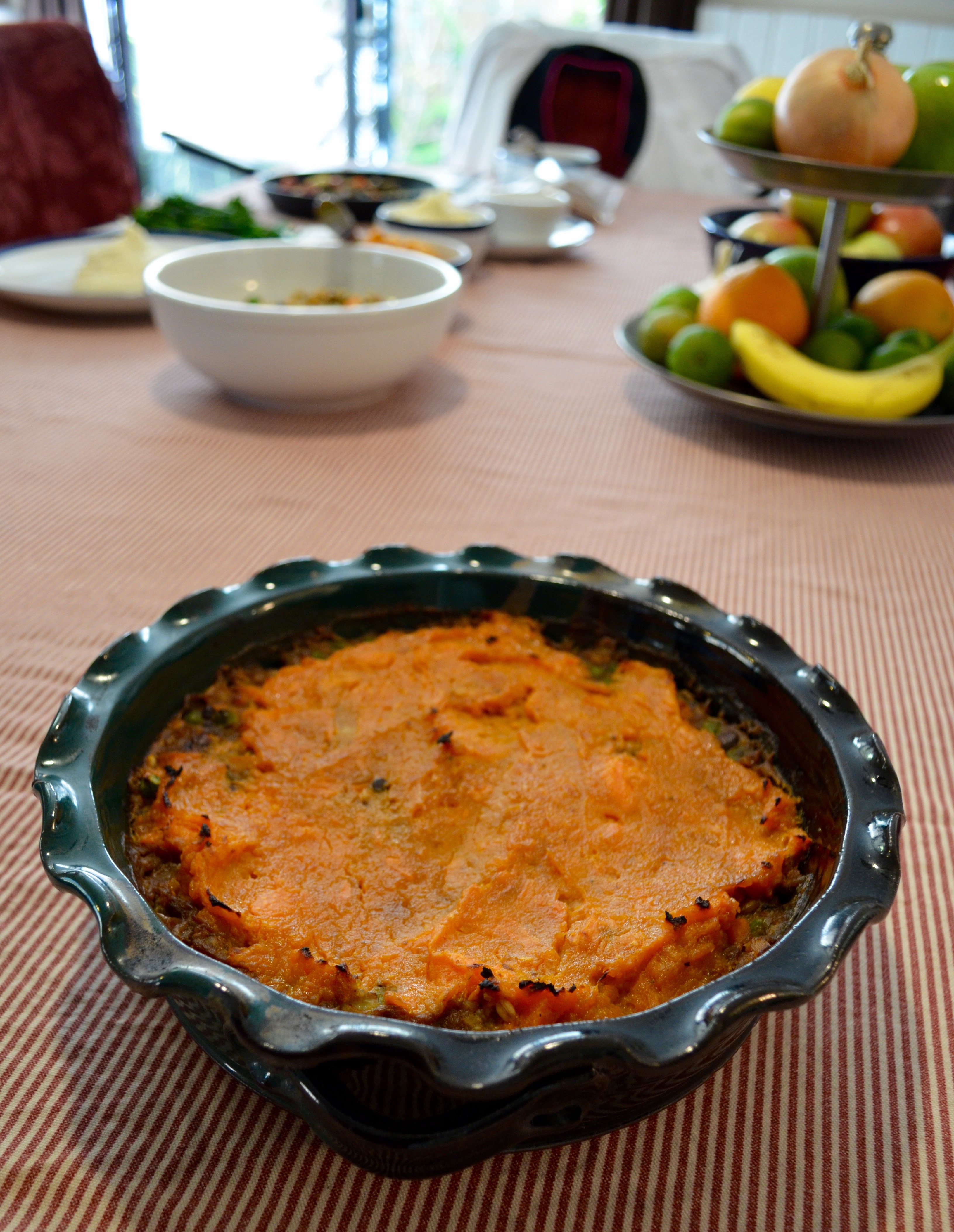 Vegan Winter Lentil Quinoa and Sweet Potato Shepherd's Pie | Edible